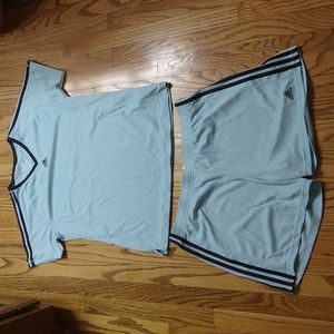 Womens Adidas Originals Top And Short Set